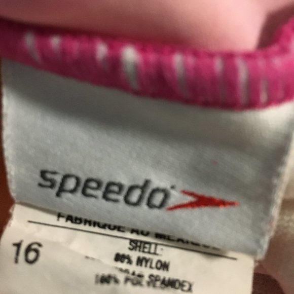 👙 Speedo Takini Tie Dye Pink Orange - Picture 4 of 9